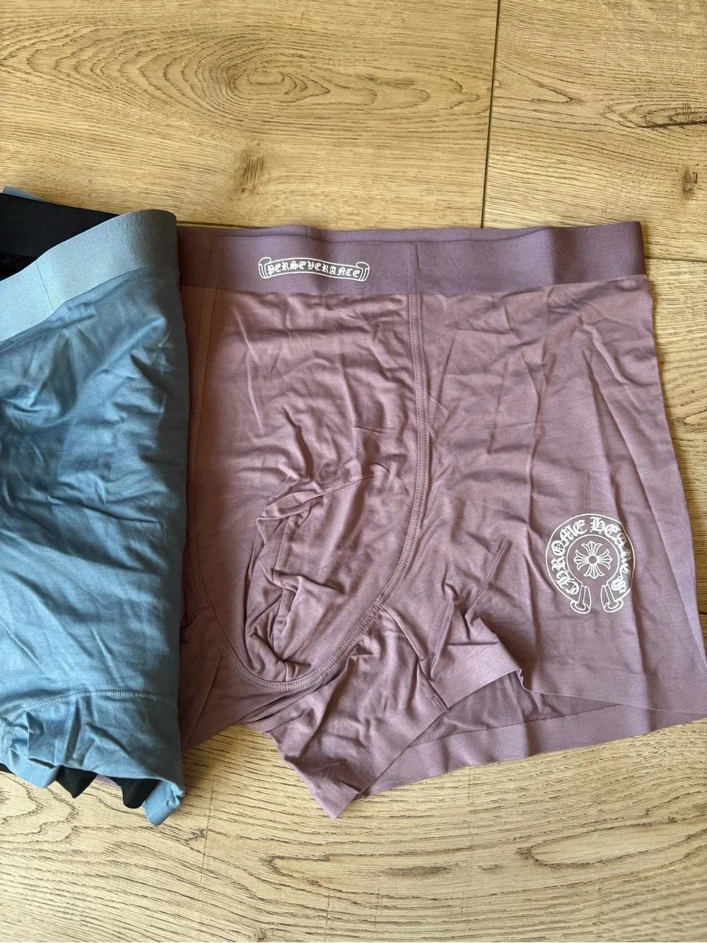 Chrome Hearts Black Logo Boxer Briefs